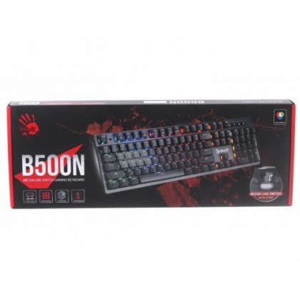 A4 Tech Bloody B500N Mecha Like Gaming Keyboard Grey